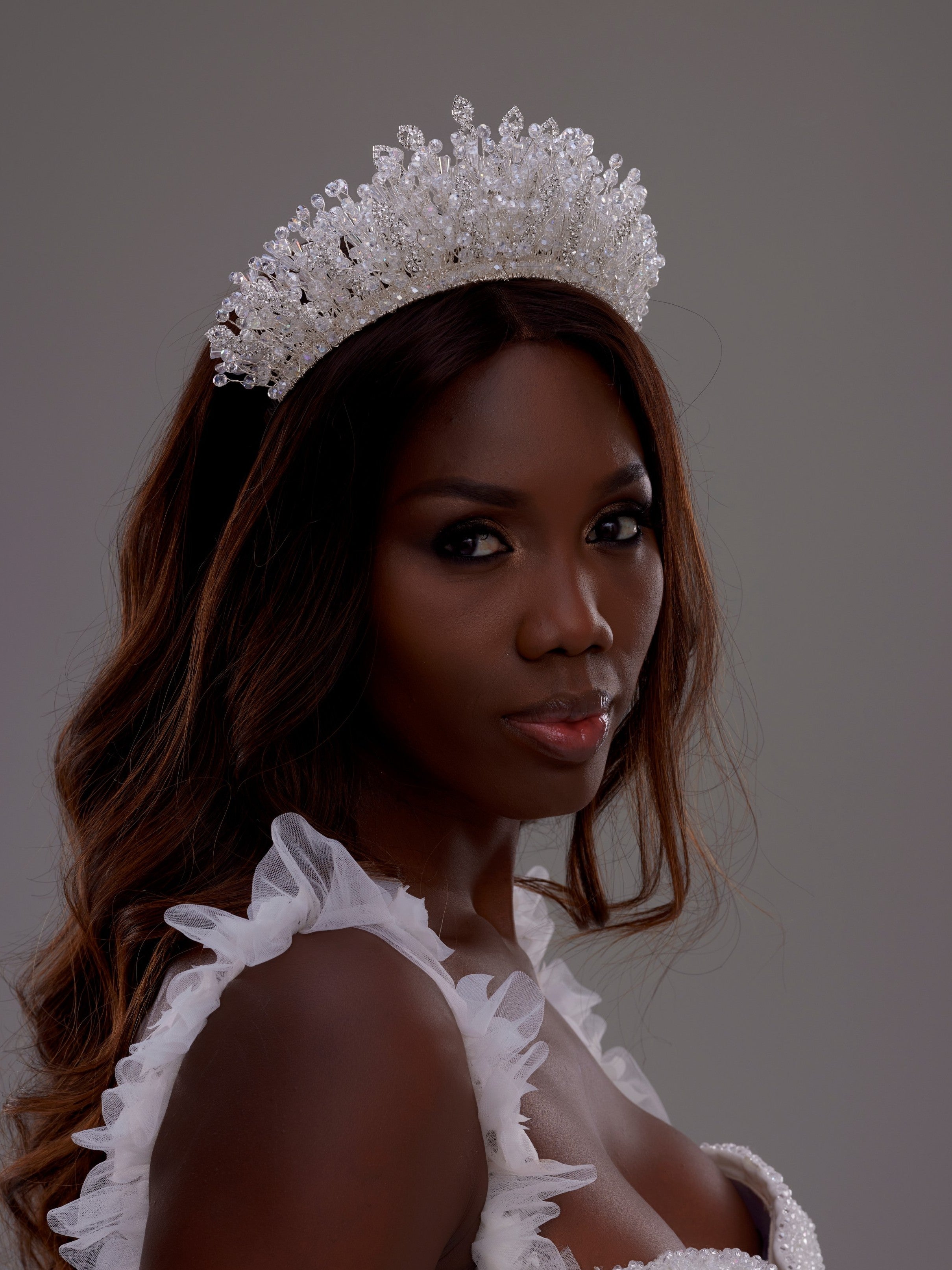 Sparkling Crystal Crown – Bridal and Special Occasion Hair Accessory