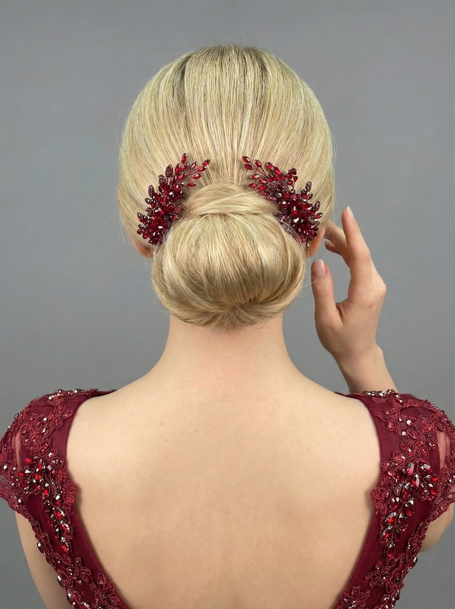 Kristal Çift Saç Tokası – Özel Günler İçin Işıltılı Aksesuar