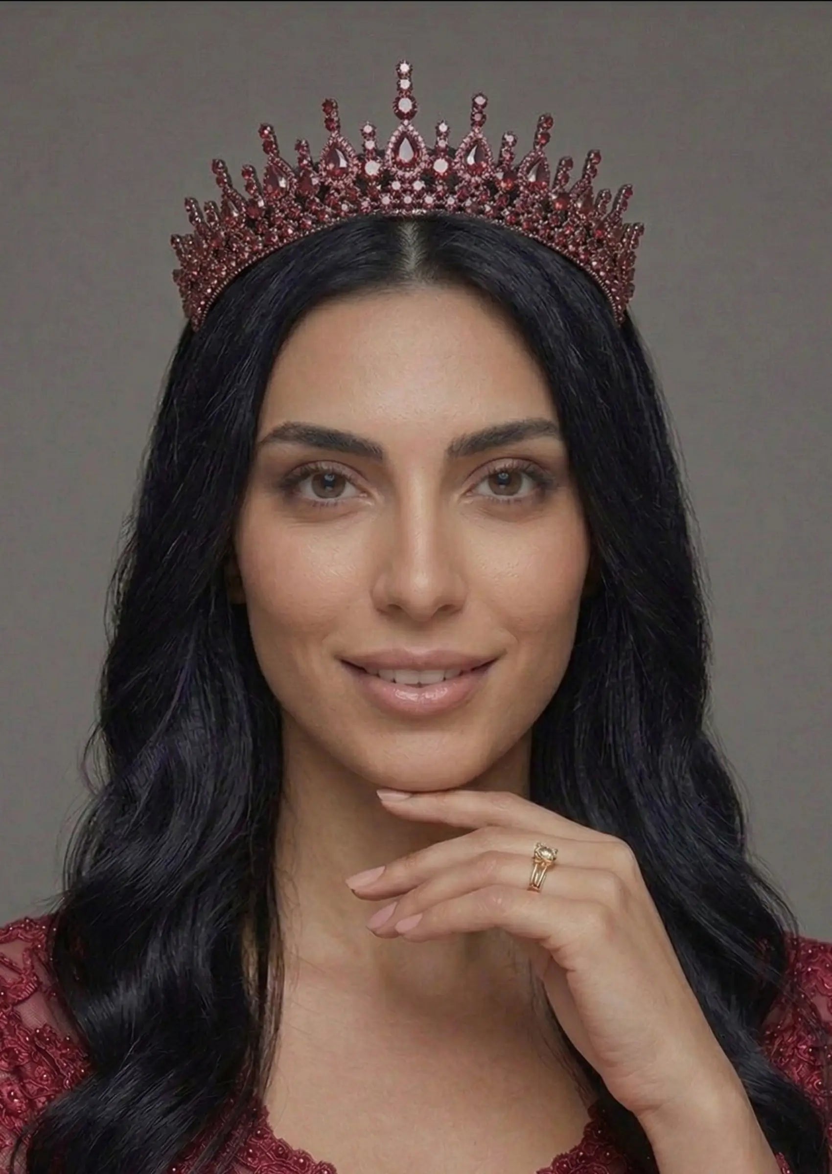 Renkli Kristal Taç – Gösterişli Prenses Tacı, Farklı Renk Seçenekleri