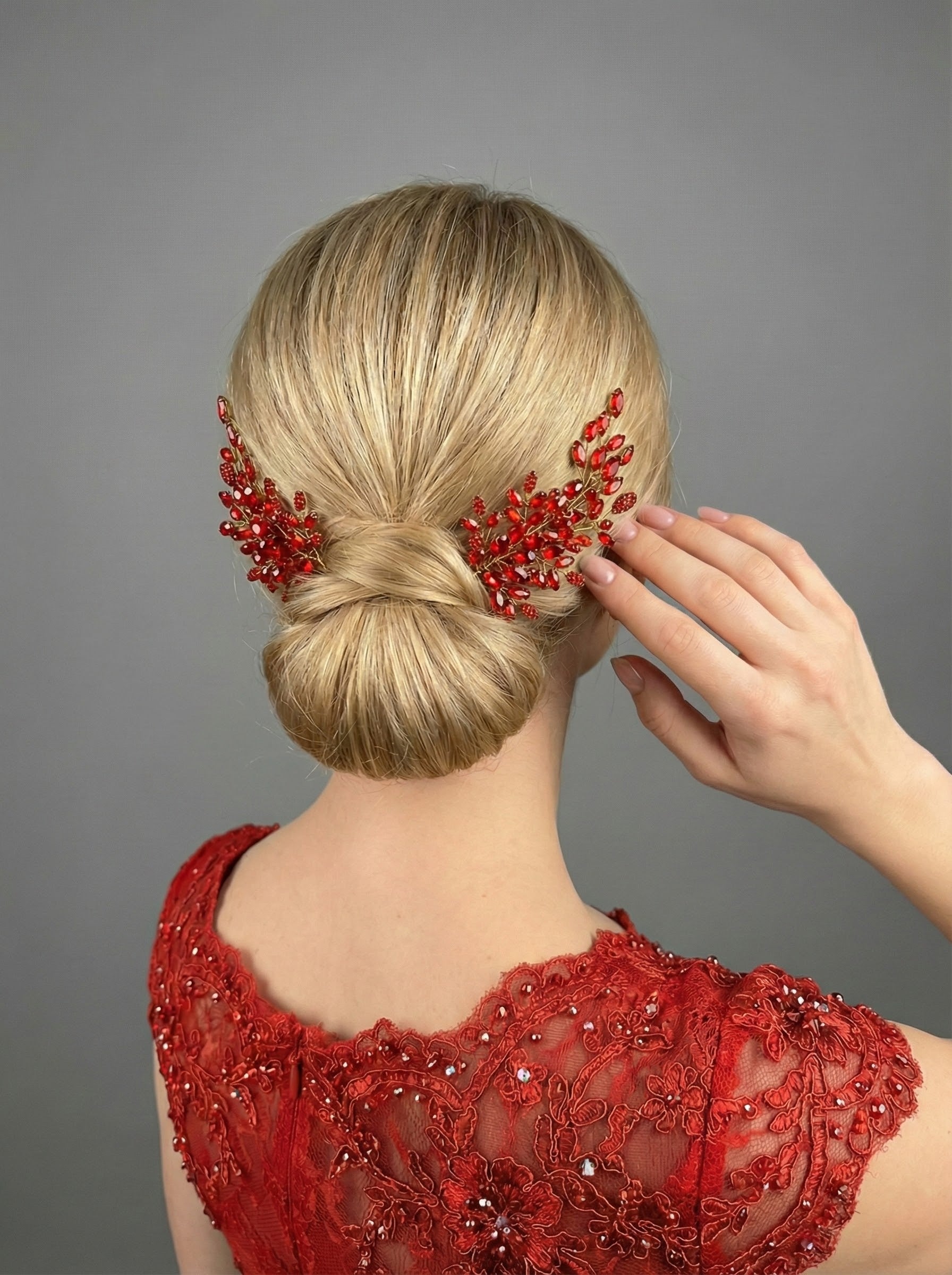 Kristal Çift Saç Tokası – Özel Günler İçin Işıltılı Aksesuar