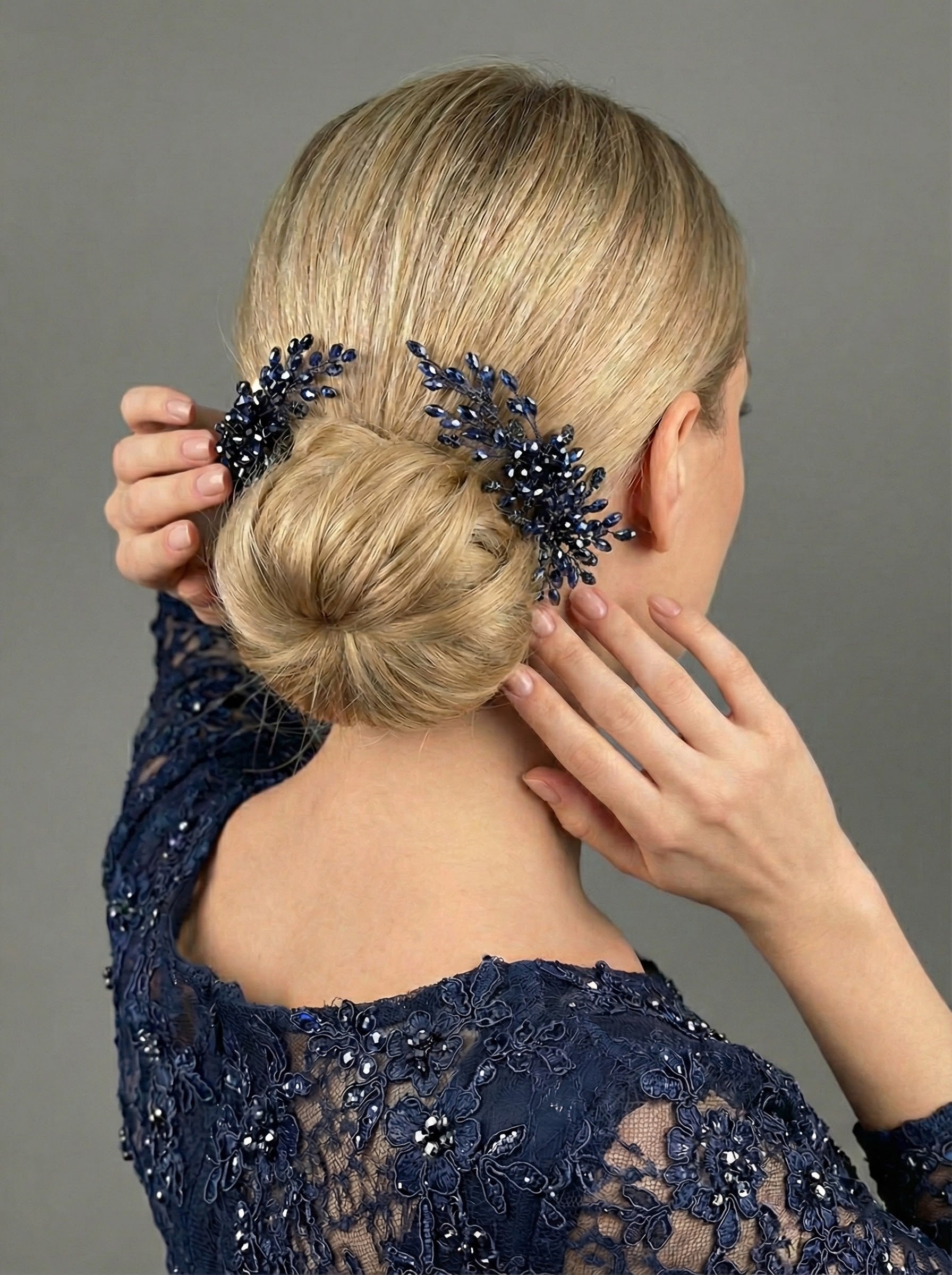 Kristal Çift Saç Tokası – Özel Günler İçin Işıltılı Aksesuar