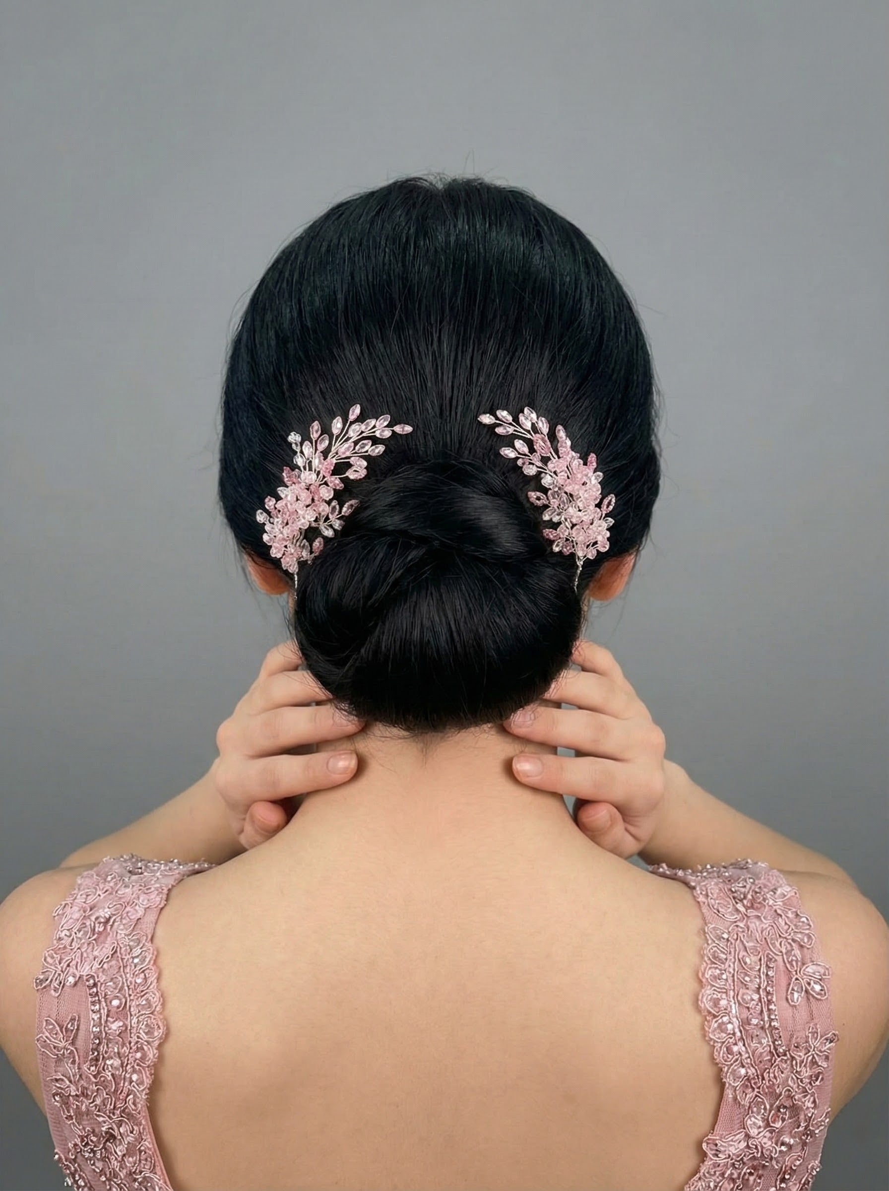 Kristal Çift Saç Tokası – Özel Günler İçin Işıltılı Aksesuar