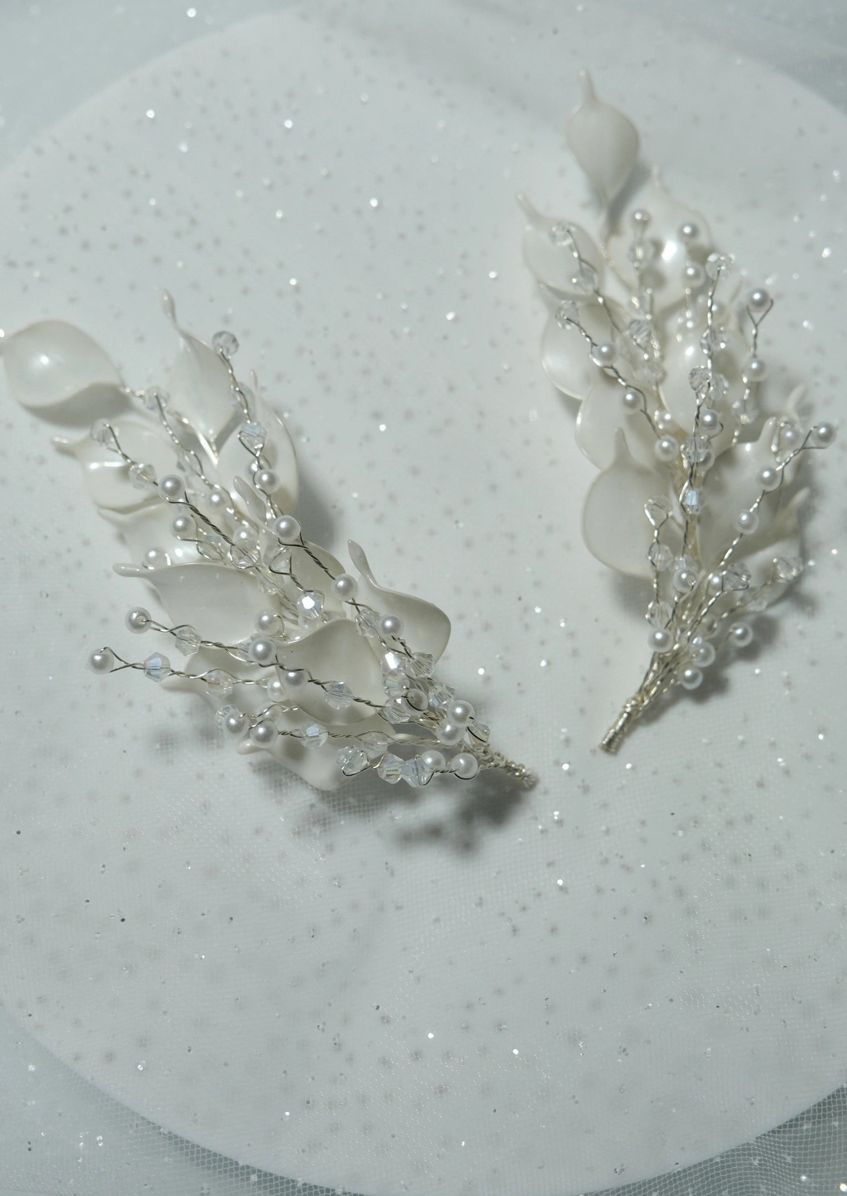 Two Piece Floral Hair Accessory