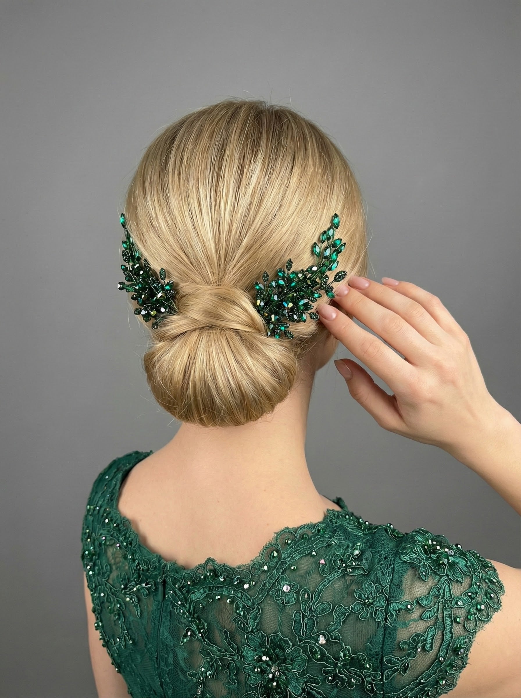 Kristal Çift Saç Tokası – Özel Günler İçin Işıltılı Aksesuar